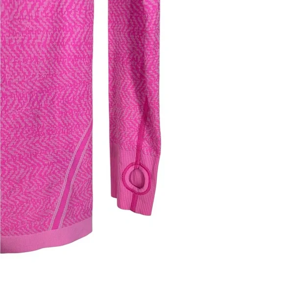 Swiftly Tech Long Sleeve Hip Length Size 6 Heathered Raspberry - Picture 3 of 4